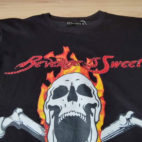 Gifts of Fortune - Sweet is Revenge T-shirt Men Size Medium - with Swarovski - Picture 6 of 7
